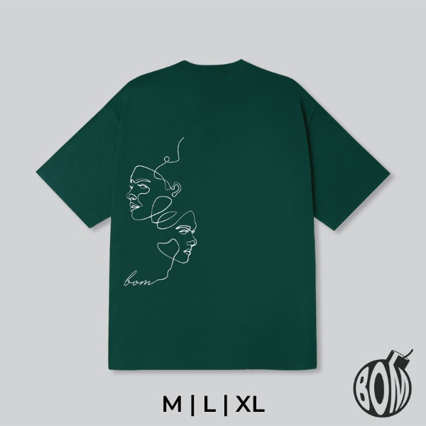 Áo thun FACE nam nữ - Áo phông Unisex vải Cotton - Bom Mode