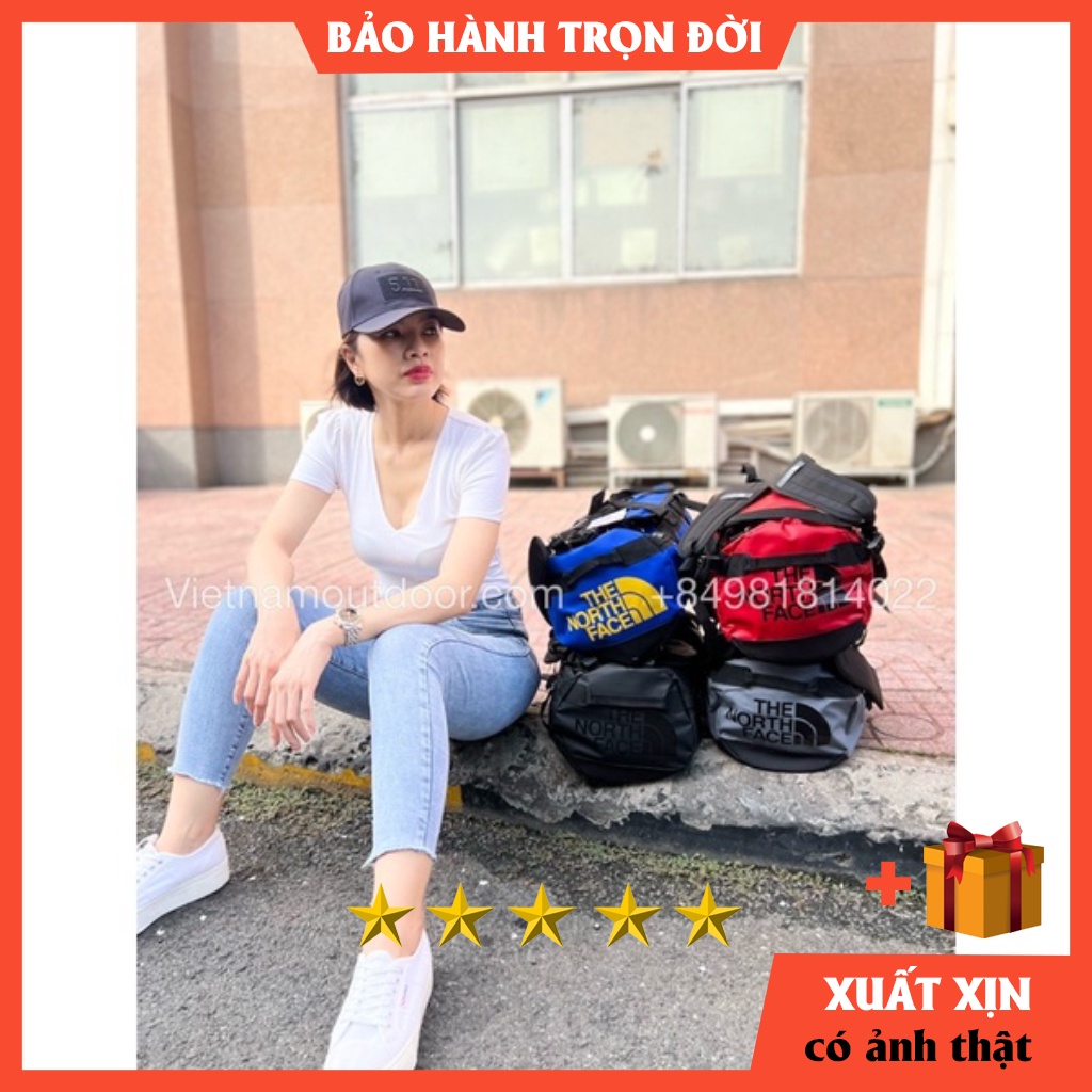 Túi Trống Balo Thể Thao Đi GYM Du Lịch N.F. Base Camp Duffel - Chống Nước, Thể Tích 51L, size Nam nữ, Độ Bền 10 năm Xịn