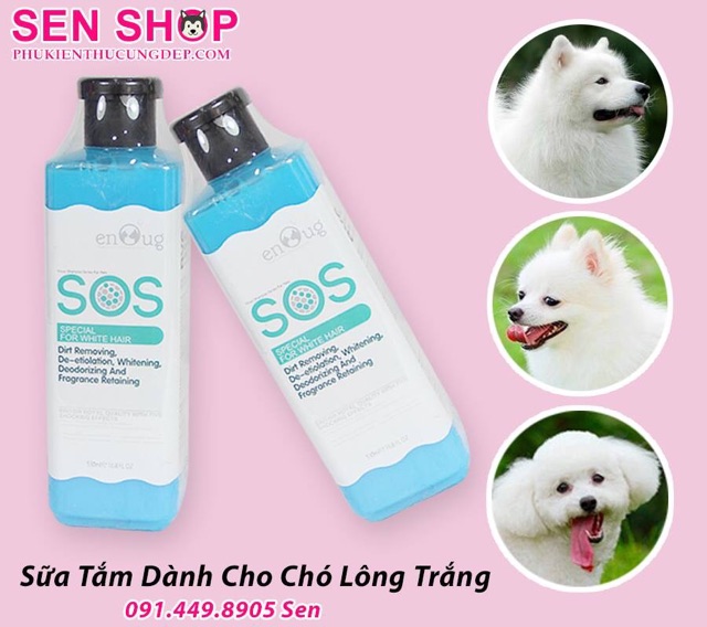 [Mã PET50K giảm Giảm 10% - Tối đa 50K đơn từ 250K] SỮA TẮM CHO CHÓ - SỮA TẮM SOS CHO CHÓ MÈO