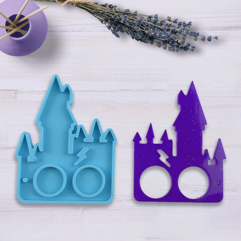 Khuôn Silicon Làm Mặt Dây Chuyền Hình Lâu Đài Đáng Yêu