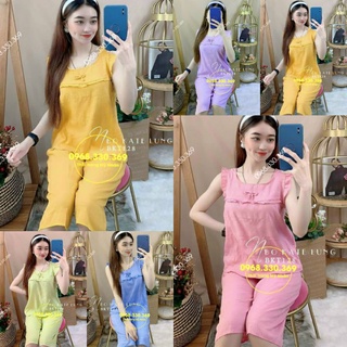 Đồ bộ đũi lửng giá rẻ nhiều màu dễ thương