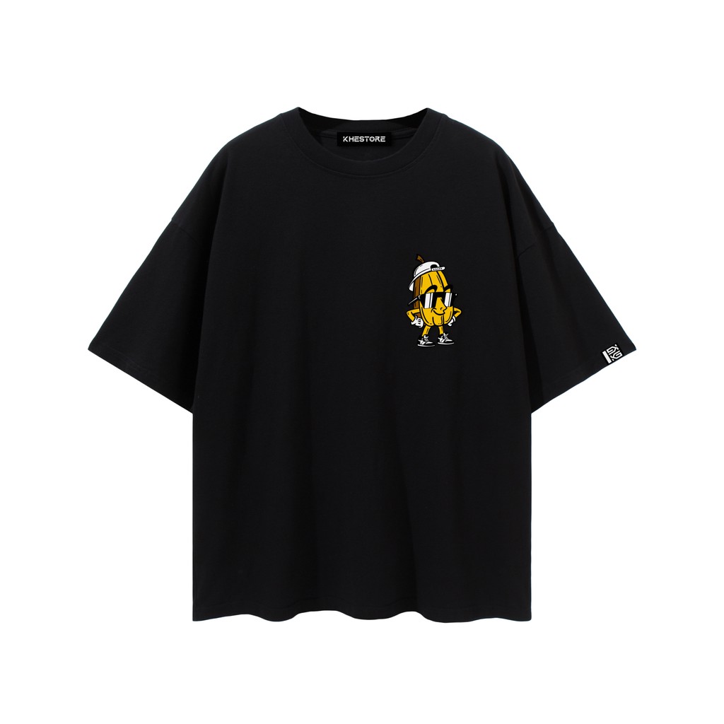 Áo Phông KHESTORE Cool Star Fruit phom thường rộng vừa phải dành cho nam nữ