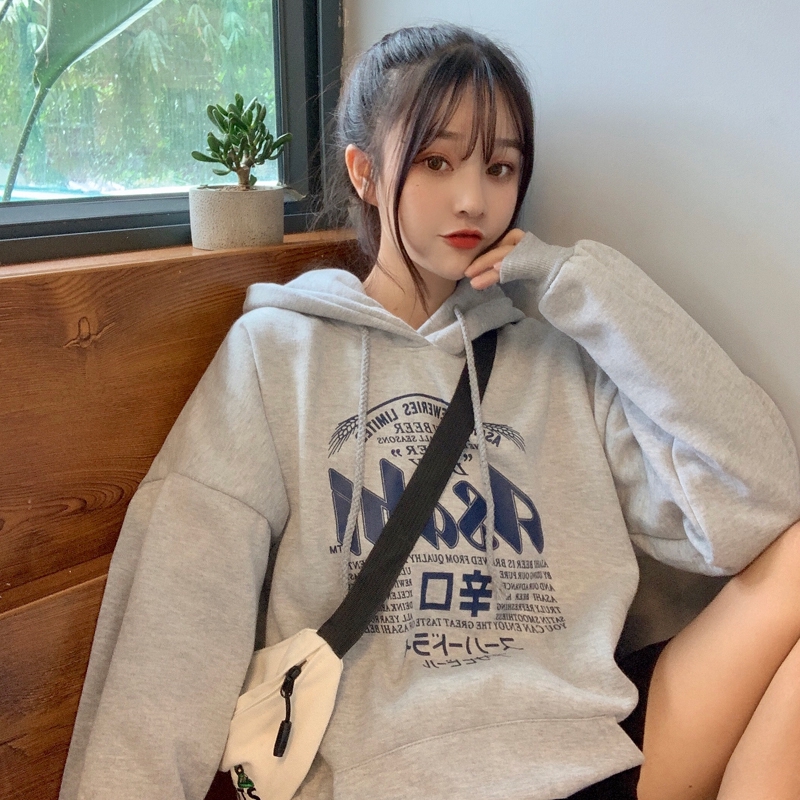 Áo Hoodie phong cách Harajuku thời trang mùa đông dành cho nữ | BigBuy360 - bigbuy360.vn