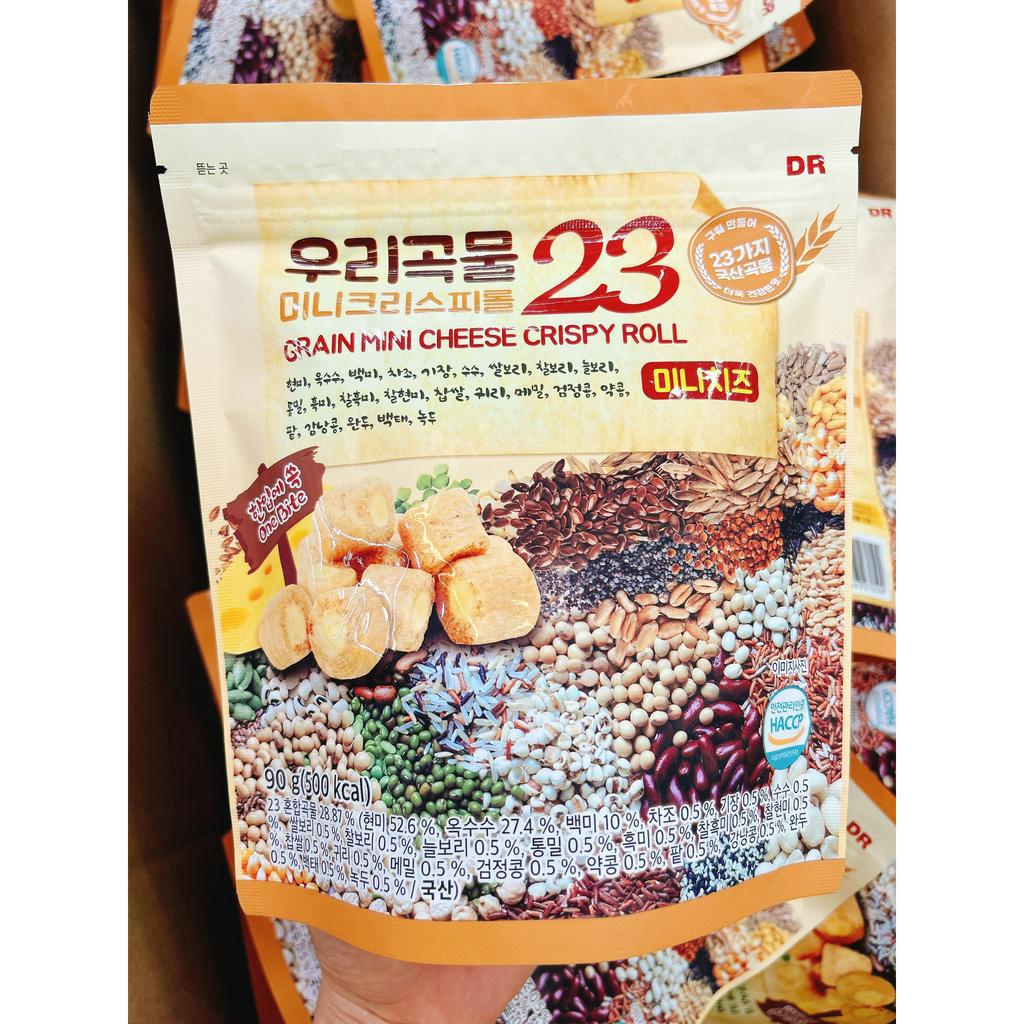 Bánh ngũ cốc ăn sáng Hàn Quốc 23 loại hạt Ong Nâu Foods