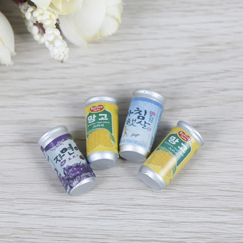 Bộ 4 Bình Nước mini Tỉ Lệ 1: 12 Trang Trí Nhà Búp Bê