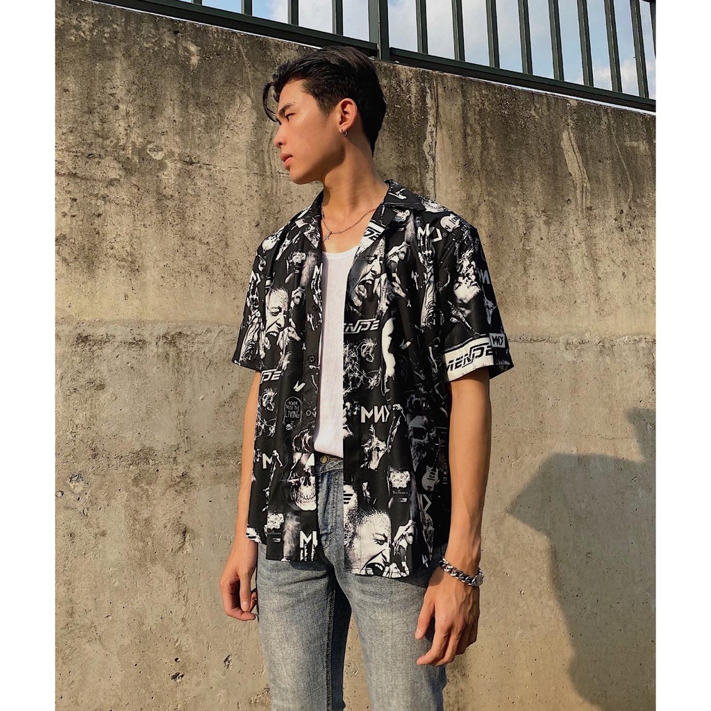 [Mã MAMT2405 giảm 10K đơn 0đ] ROCK SHIRT - SƠ MI TAY NGẮN- [ MENDE ]- CHÍNH HÃNG | BigBuy360 - bigbuy360.vn