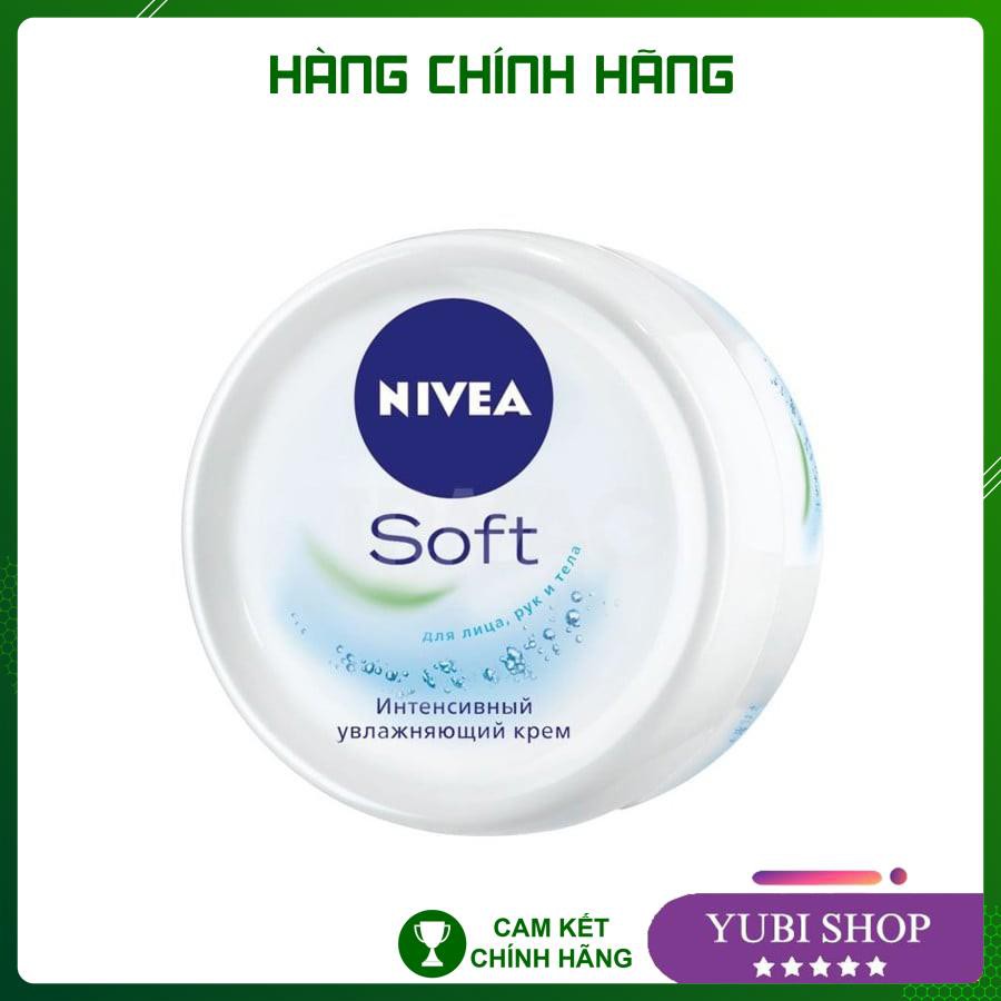 Kem Dưỡng Ẩm, Kem Dưỡng Trắng Da NIVEA SOFT Dung Tích 200ML Hàng Đức Chính Hãng