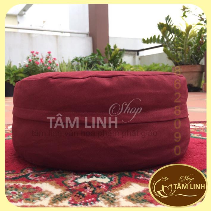 [Ảnh thật] Bồ đoàn - đệm ruột 100% vỏ đậu xanh ngồi thiền tạo tư thế ngồi đúng, cân bằng, thoải mái hàng cao cấp