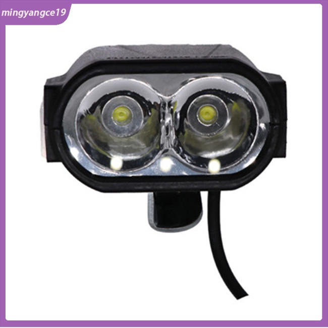 Đèn Pha Led Siêu Sáng Chống Thấm Nước Có Còi Tích Hợp Còi Cho Xe Đạp