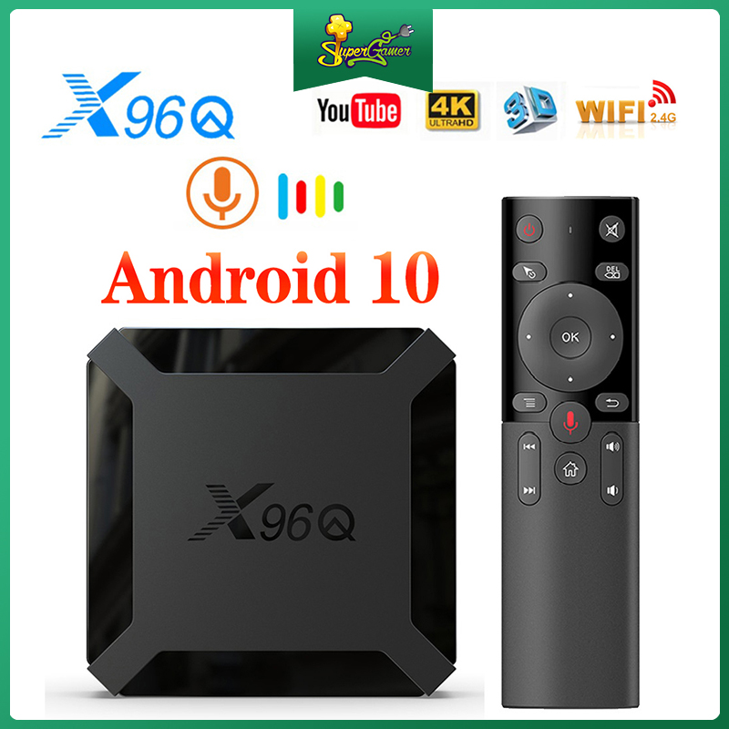 Bộ Hộp Truyền Hình ANDROID TV Box X96Q 4k Allwinner H313 Quad Core 2gb 16gb Youtbe Và Phụ Kiện