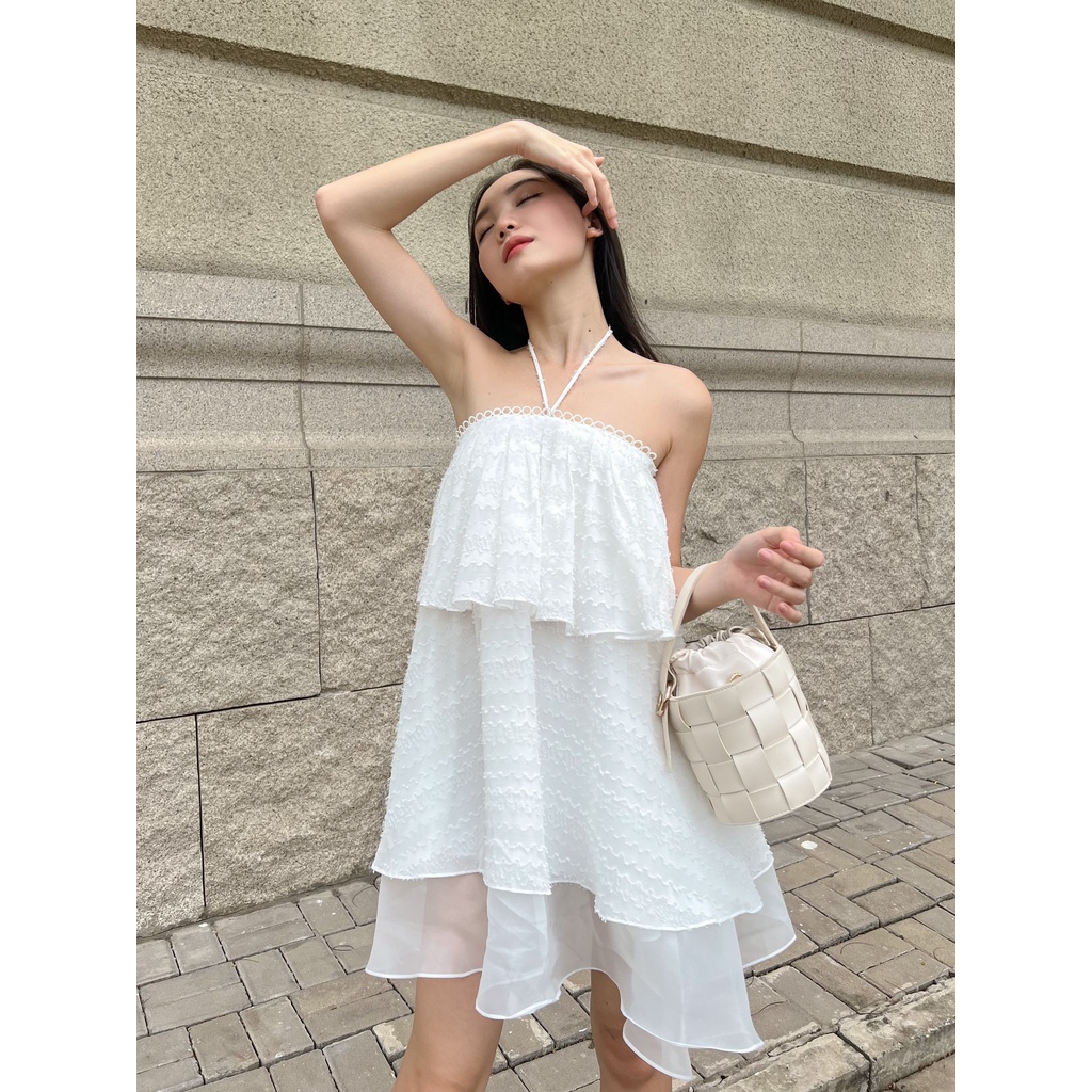Somee Studio Váy yếm 3 tầng Maven Dress