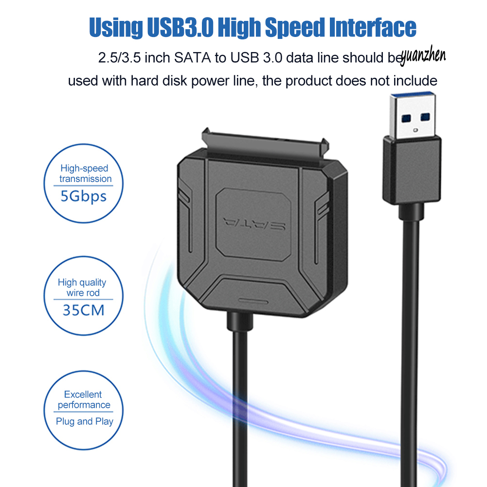 Dây Cáp Chuyển Đổi Từ Sata Sang Usb 3.0 2.5 / 3.5 Inch | BigBuy360 - bigbuy360.vn