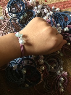 Sỉ 10 dây buộc tóc hoa kép 28k