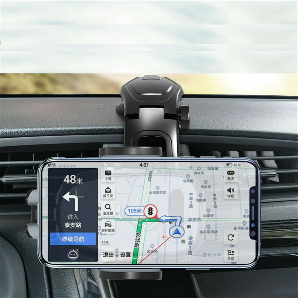 Universal Windshield Car Phone Mount Dashboard Car Phone Holder with Suction Cup Cradles for Samsung Smartphone GPS navigation