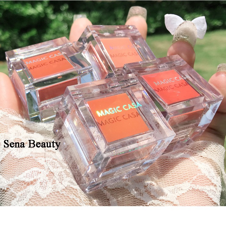 Phấn Má Bắt Sáng Hai Màu Tự Nhiên Lâu Trôi Magic Casa | BigBuy360 - bigbuy360.vn