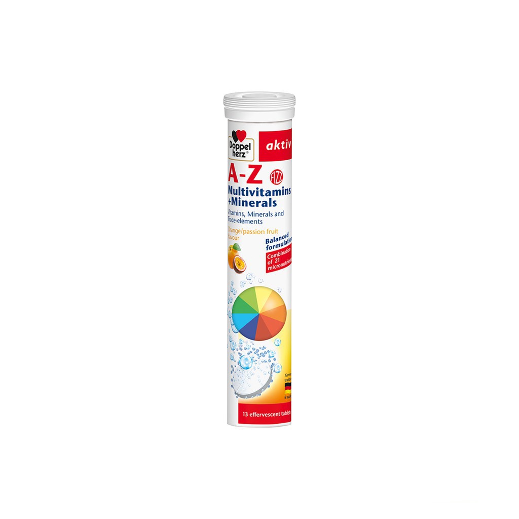 A Z Fizz - Viên Sủi, Vitamin Tổng Hợp, Vitamin C, 3B, Tăng Sức Đề Kháng, Doppelherz