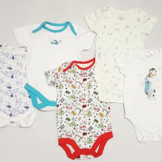 Combo 5 bộ bodysuit bé trai 0 -18 tháng
