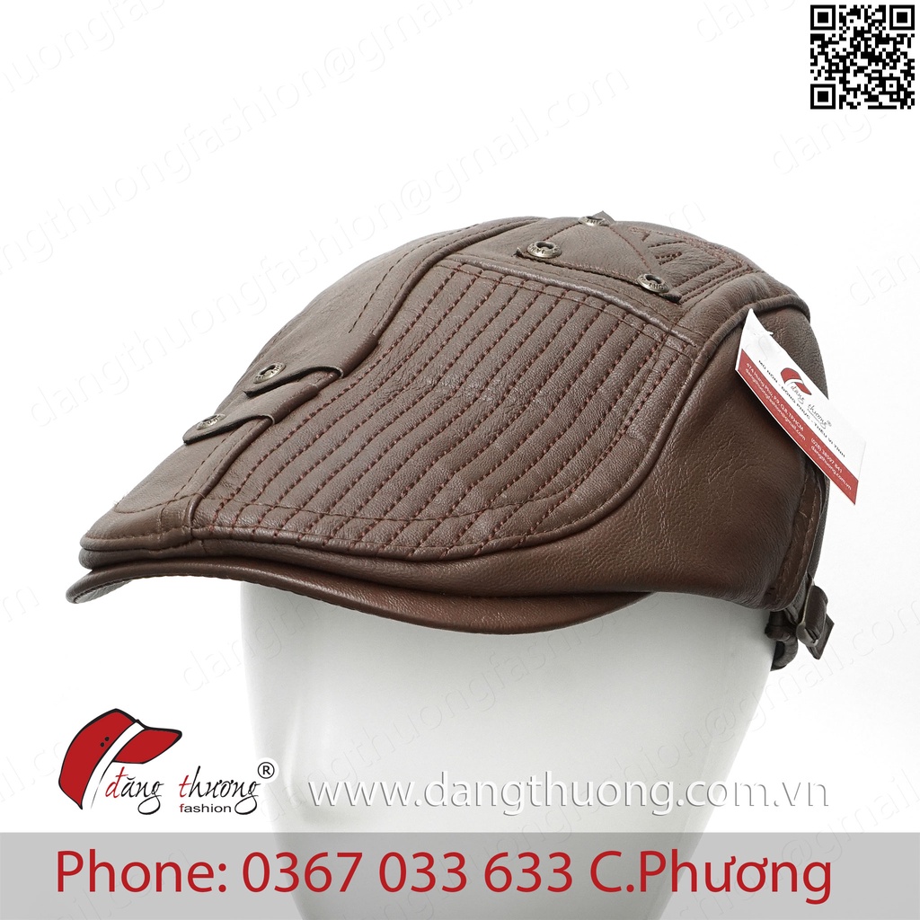 Mũ nón beret Pu cho nam  cực ngầu