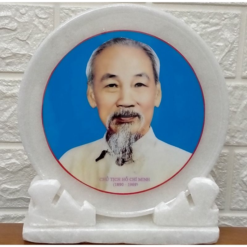 Ảnh ( tượng , dĩa đá ) Bác Hồ 20cm.