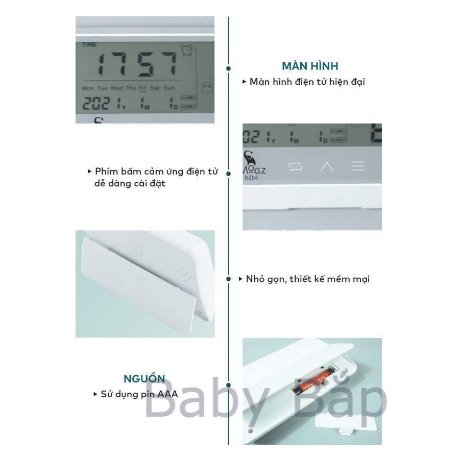 NHIỆT ẨM KẾ MOAZ BÉBÉ - MB-027