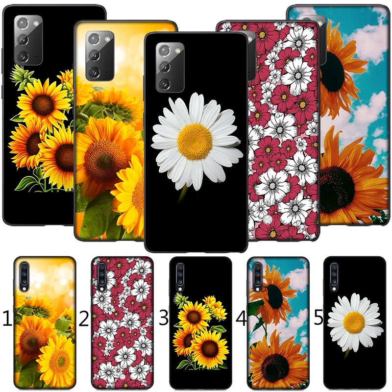 Ốp điện thoại họa tiết hoa hướng dương tùy chọn cho Samsung Galaxy S10 S10e S9 S8 Plus Lite S7 Edge Ai14