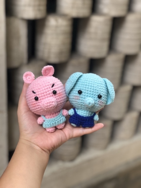 Móc khoá Thú Len handmade