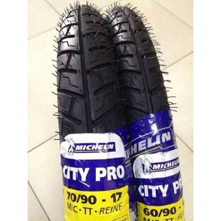 Cặp vỏ xe máy michelin city grip pro size 60 - 70/90/17 “ không ruột “ chính hãng thái lan