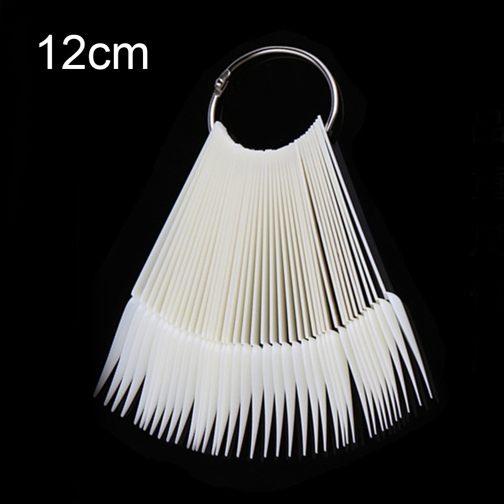 Set 40 Thẻ Móng Tay Giả Trưng Bày Mẫu Hình Quạt