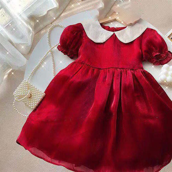 VÁY ĐỎ MỚI CHO BÉ GÁI 1812VD