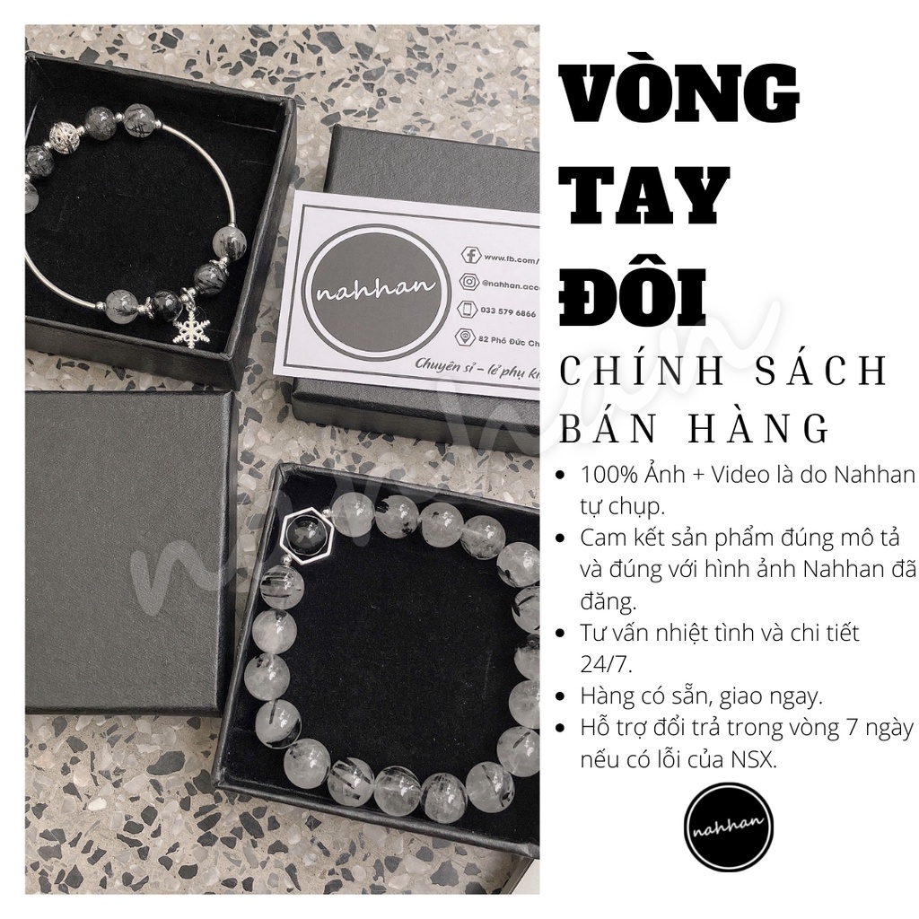 Vòng tay đôi MSCB13 , lắc tay nam nữ , 100% tự nhiên kết hạt sáng bóng thanh lịch và đơn giản , phukiennahhan | BigBuy360 - bigbuy360.vn