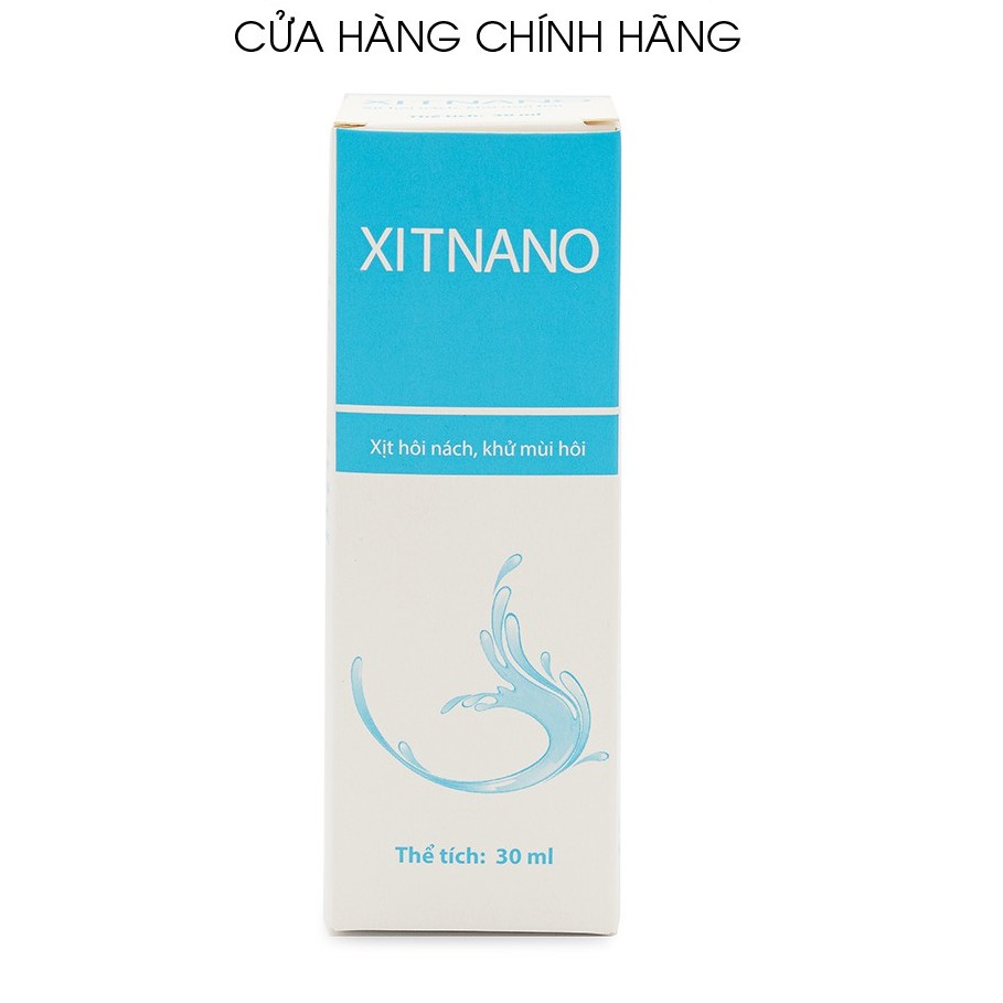 Xịt hôi nách, khử mùi hôi cơ thể, hôi chân XITNANO - Chai 30ml