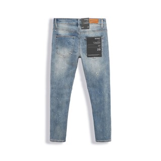 Quần Jean Nam Xanh Light Rip, Chất Vải Denim Cotton Co Giãn, INF QJ003072, SOMEHOWSTORE
