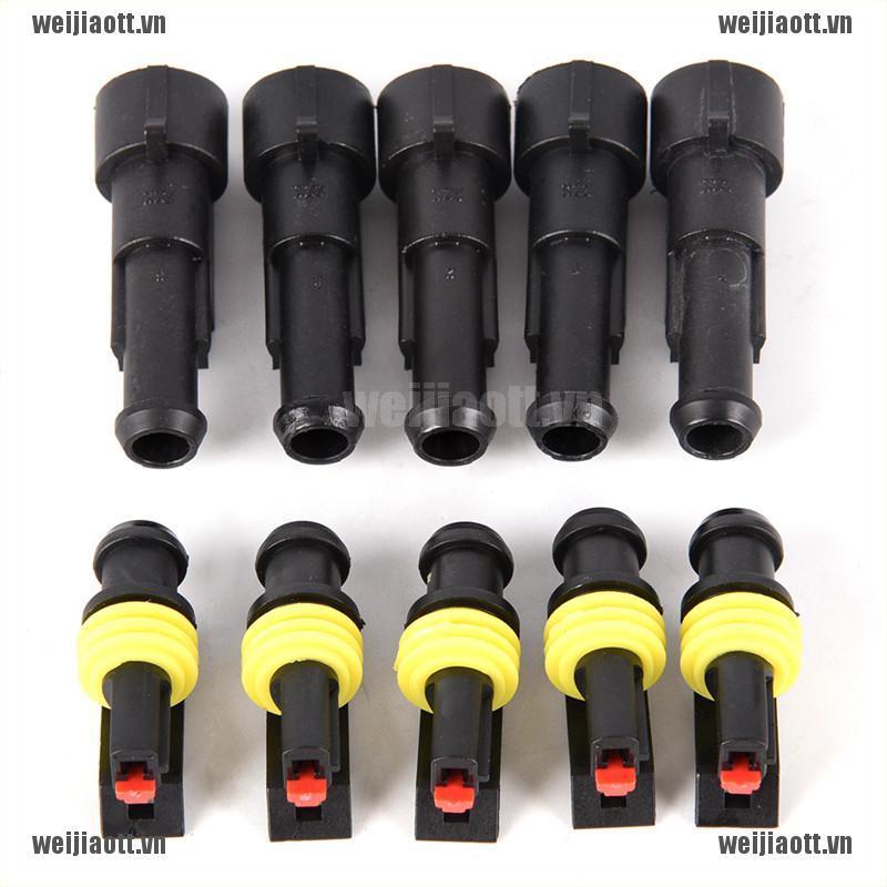 Set 5 Cầu Chì 1pin Chống Nước Cho Xe Ô Tô