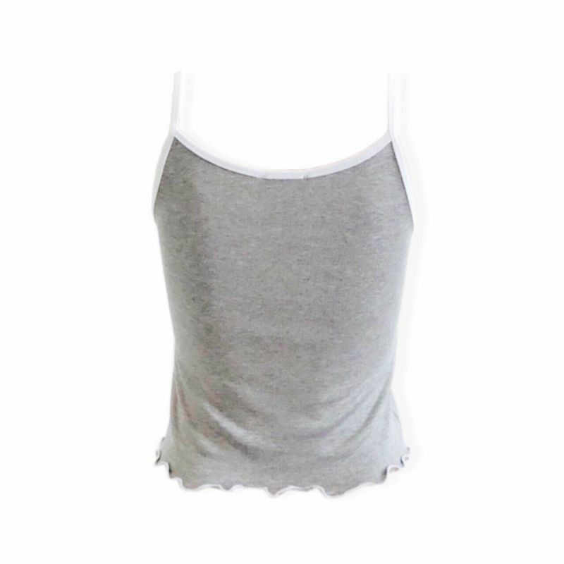 áo crop top 2 dây in hoa cúc