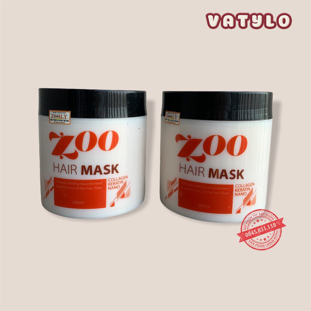 FreeShip Kem Hấp - Ủ- Xả Phục Hồi Tóc Collagen ZOO 500ML | Hàng Chính Hãng CT56