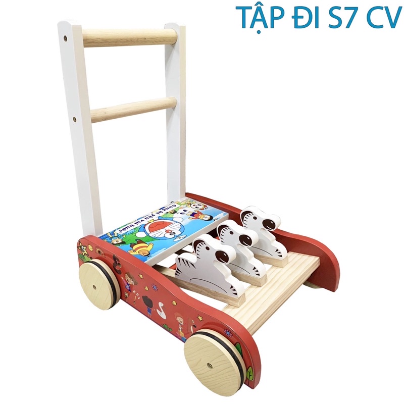 Tập đi bằng gỗ cho bé CAO CẤP