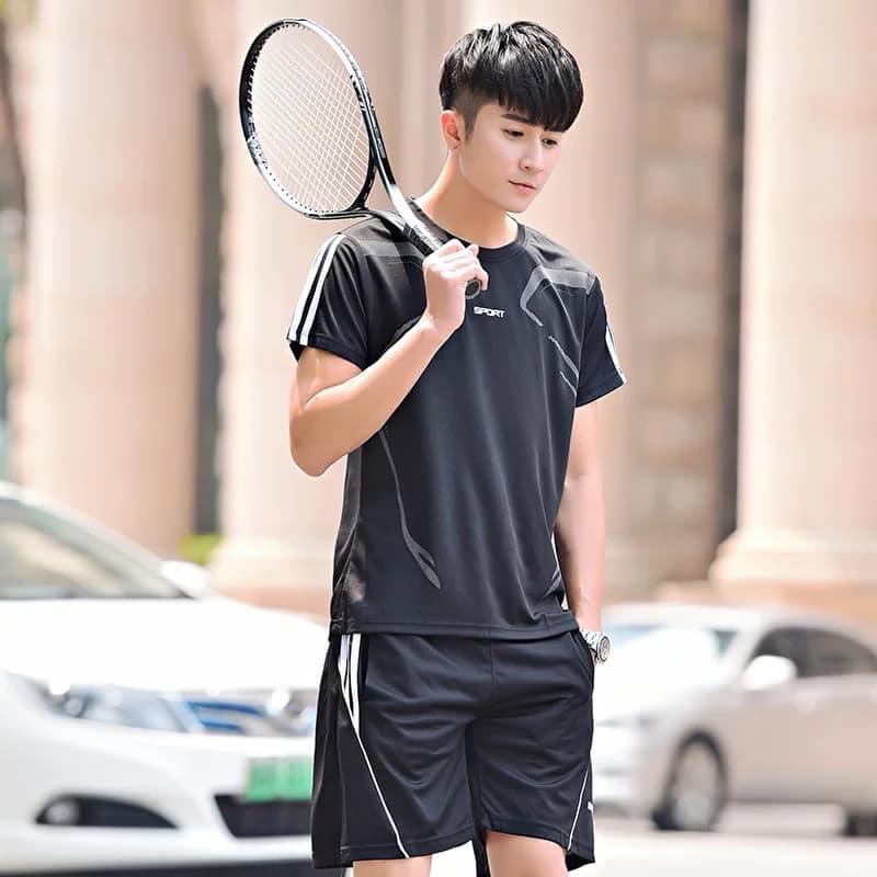 Đồ bộ thể thao hè sport, bộ hè thể thao chất thun lạnh 4c cao cấp, hàng chuẩn đẹp