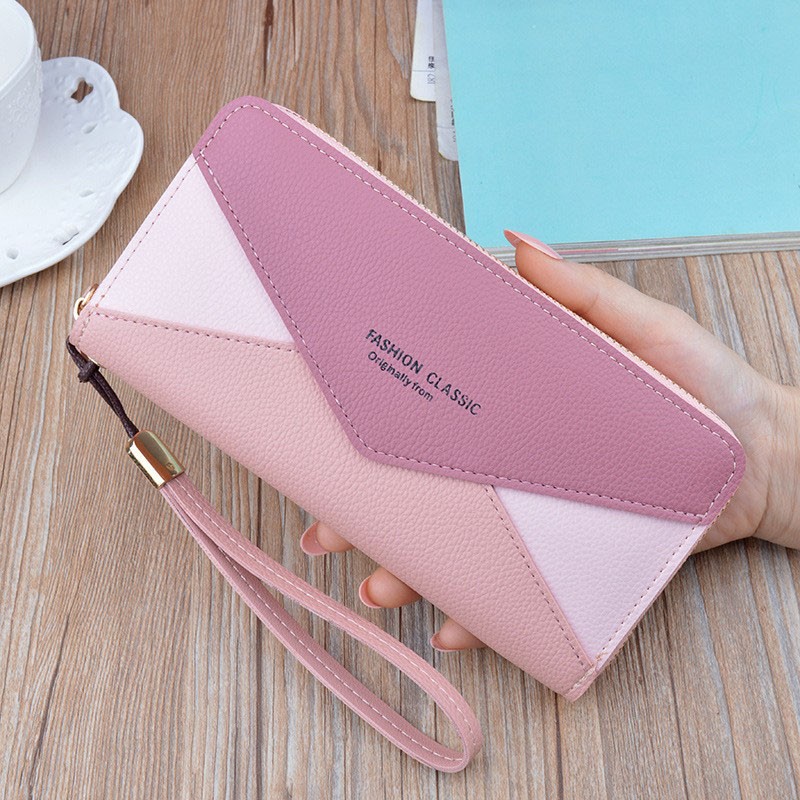 [Mã FAMAYWA2 giảm 10k đơn từ 50k] Ví nữ dáng dài cầm tay đẹp đựng tiền nhiều ngăn cao cấp giá rẻ VD244 | BigBuy360 - bigbuy360.vn