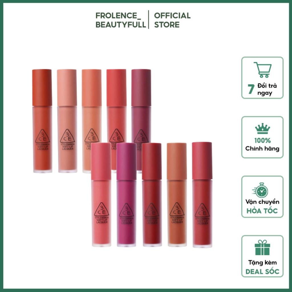 Son Kem Lì 3CE Kem Soft Lip Lacquer