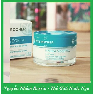 Kem dưỡng ẩm Yves Rocher Hydra Vegetal - Gel Cream Hydratation Non Stop 48h