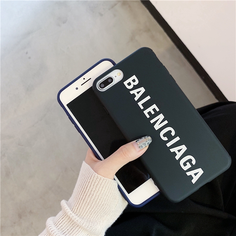 Ốp điện thoại logo Balenciaga cho iphone 6/6S 7/8Plus X XR XS Max 11 pro Max