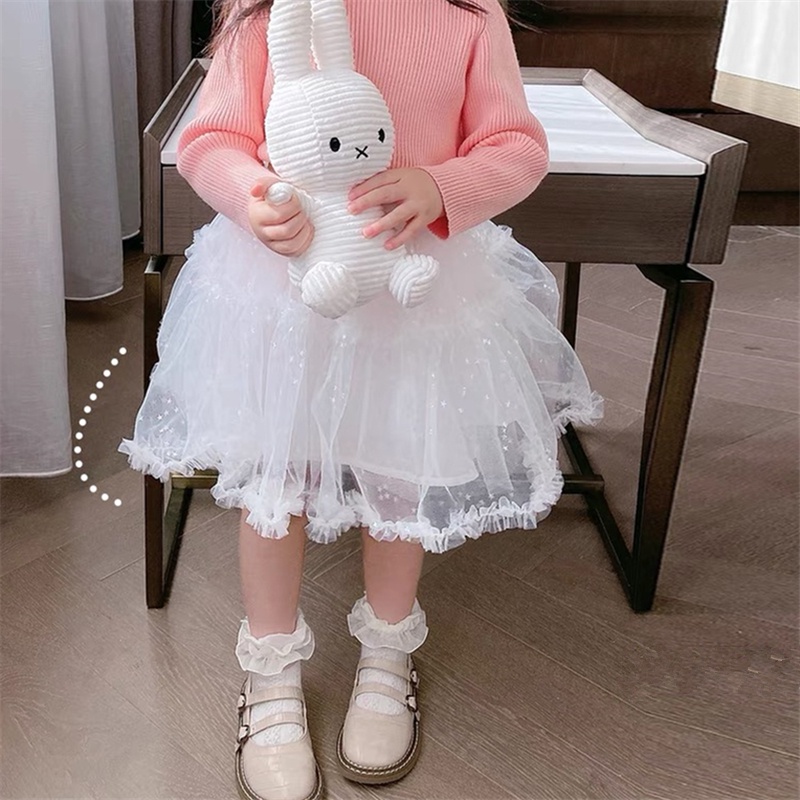 Vớ Cotton Phối Ren Phong Cách Công Chúa Cho Bé Gái 1-5 Tuổi