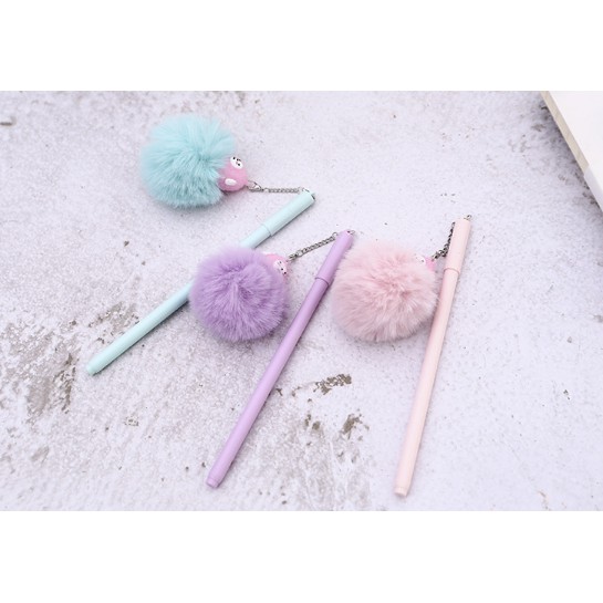 Bút quả bông cừu BQB4 bút quả bông cute bút quả bông dễ thương