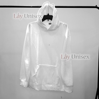 HOODIE NỈ TRẮNG TRƠN