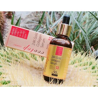 [Hàng chính hãng] Serum dưỡng trắng da chống lão hoá ECOTOP 24K Gold Collagen Serum 50ml