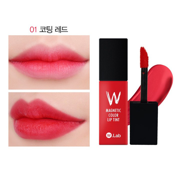 Son kem lì Magnetic color lip tint W.lab ( mẫu mới)