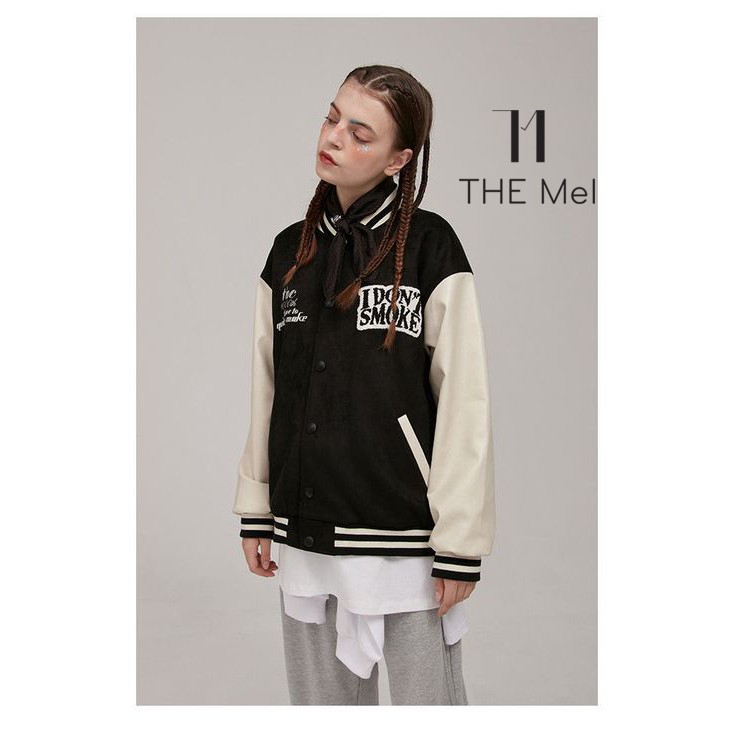 CÓ SẴN - Áo khoác bóng chày form crop - Playboy - varsity Jacket - The Mei | BigBuy360 - bigbuy360.vn