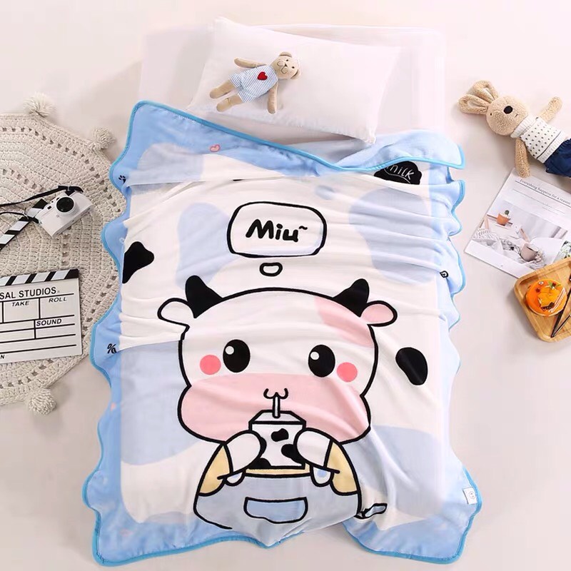 Chăn lông tuyết hình thú cho bé siêu mềm mịn 1mx1m4 Baby Dreams
