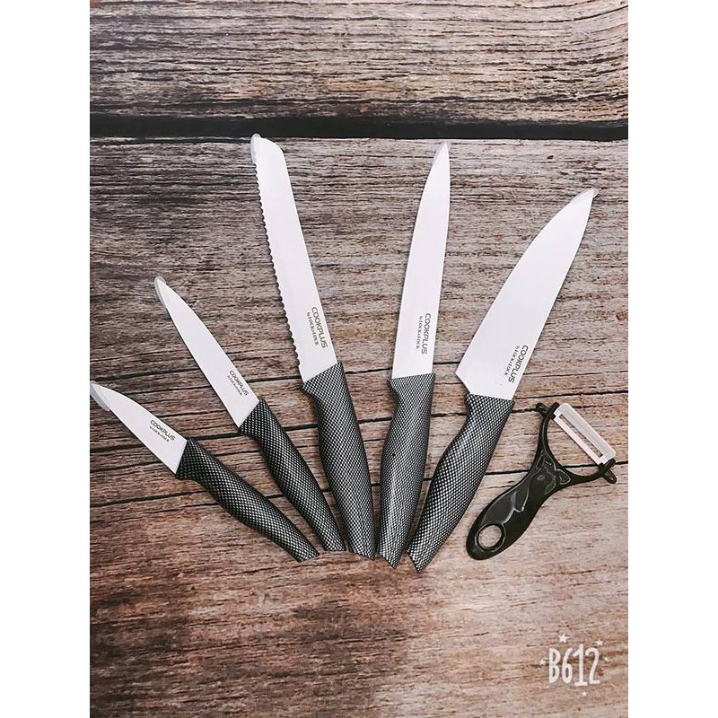 Bộ dao sứ 6 món Lock & Lock Kitchen Knife cao cấp