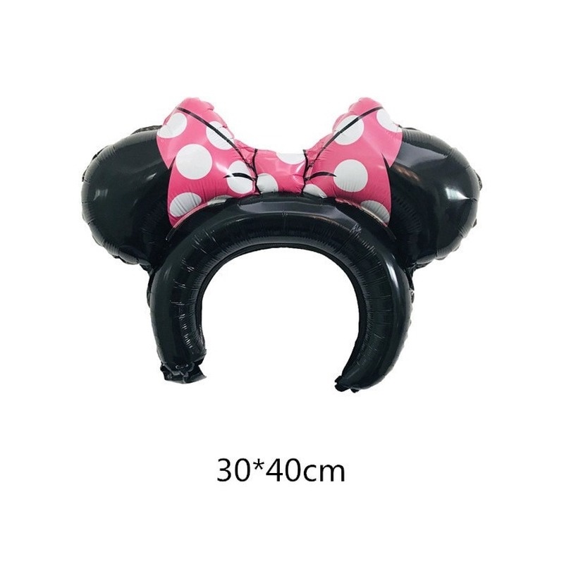 Băng Đô Cài Tóc Hình Bong Bóng Và Chuột Minnie Dễ Thương Cho Bé